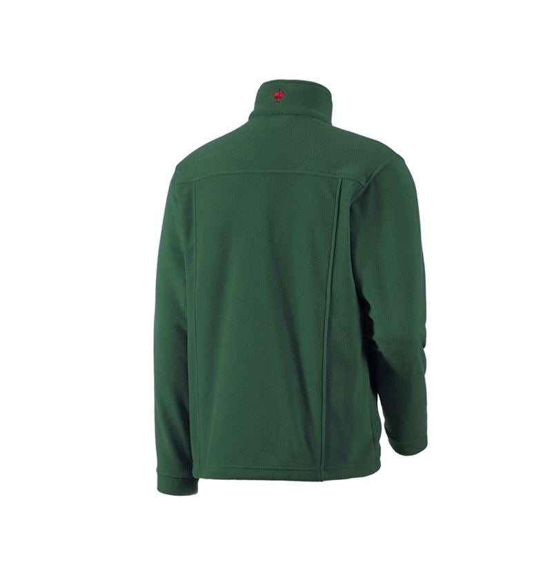 Werkjassen: Fleecejack e.s.classic + groen 2