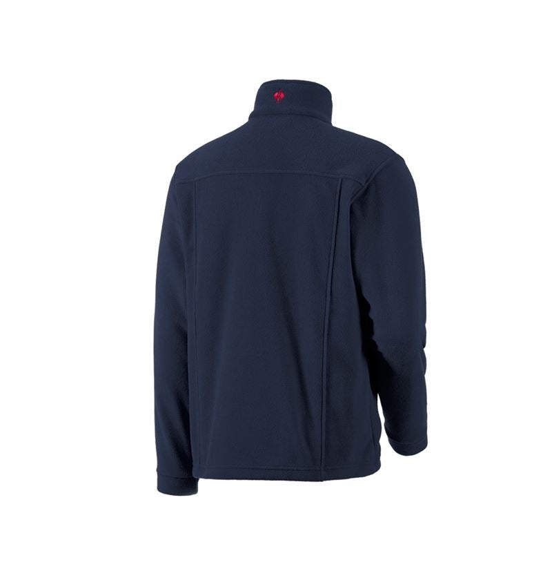 Werkjassen: Fleecejack e.s.classic + donkerblauw 2