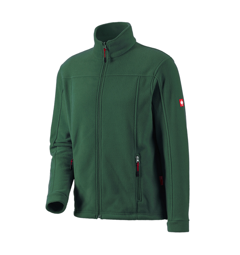 Werkjassen: Fleecejack e.s.classic + groen 1