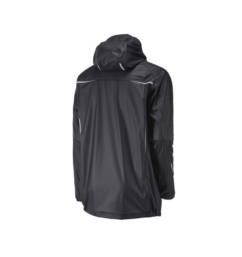 Onderwerpen: Regenjack e.s.motion 2020 superflex + zwart/platina 5