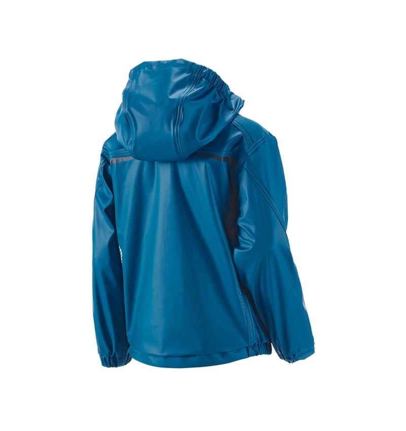 Jassen: Regenjack e.s.motion 2020 superflex, kinderen + atol/donkerblauw 2