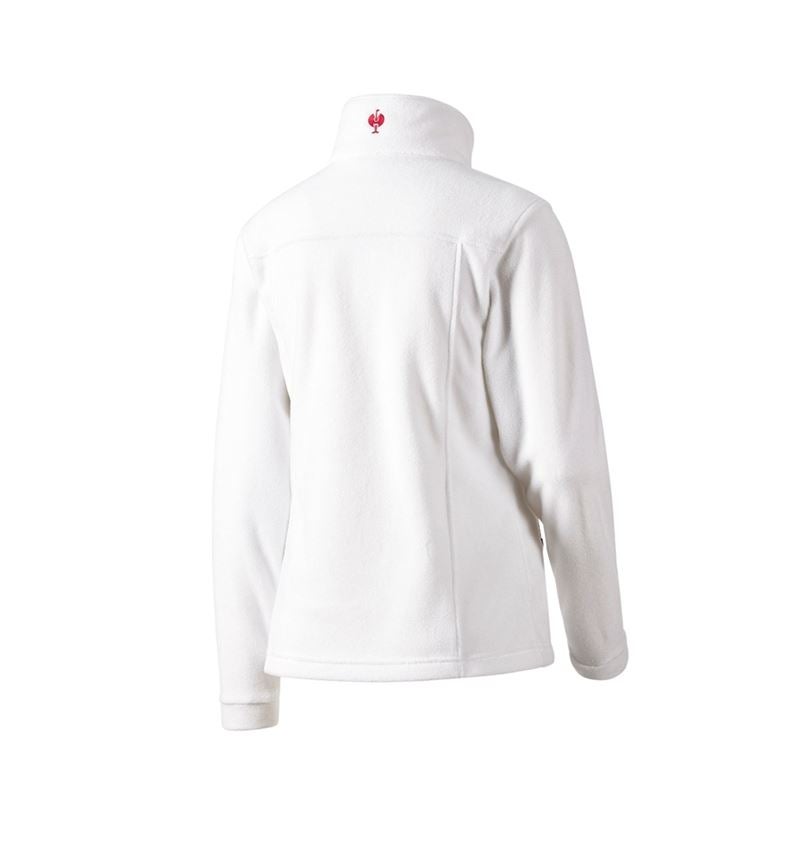Werkjassen: Dames Fleecejack e.s.classic + wit 1