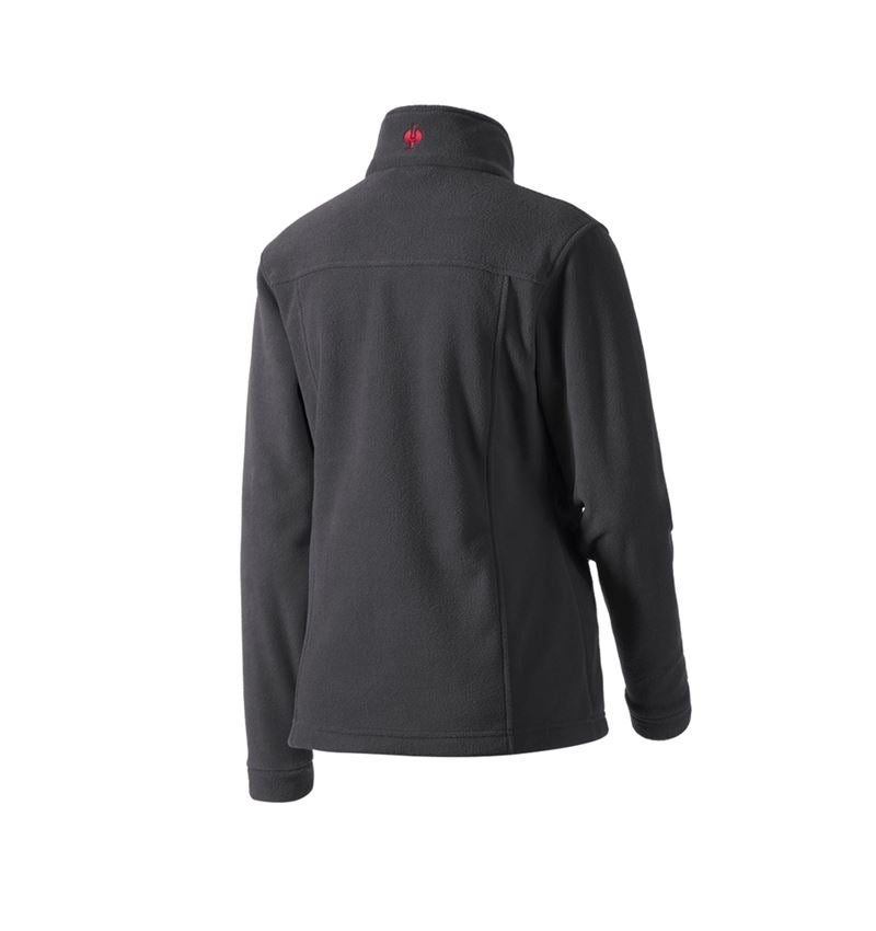 Werkjassen: Dames Fleecejack e.s.classic + antraciet 1