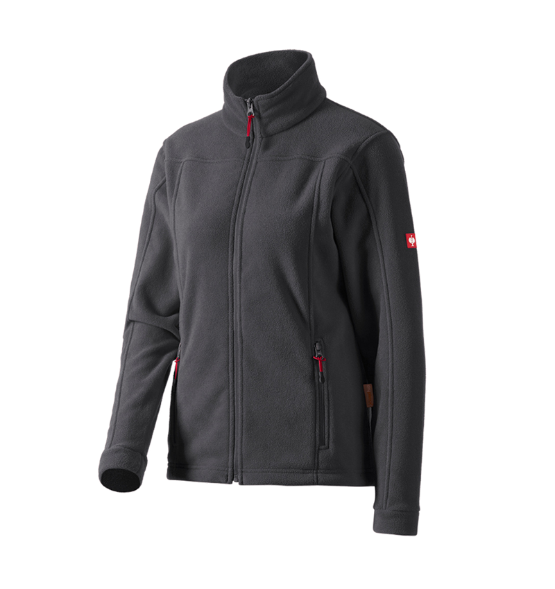 Werkjassen: Dames Fleecejack e.s.classic + antraciet