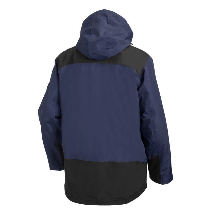 Werkjassen: e.s. 3 in 1 functionele jack, heren + donkerblauw/zwart 3