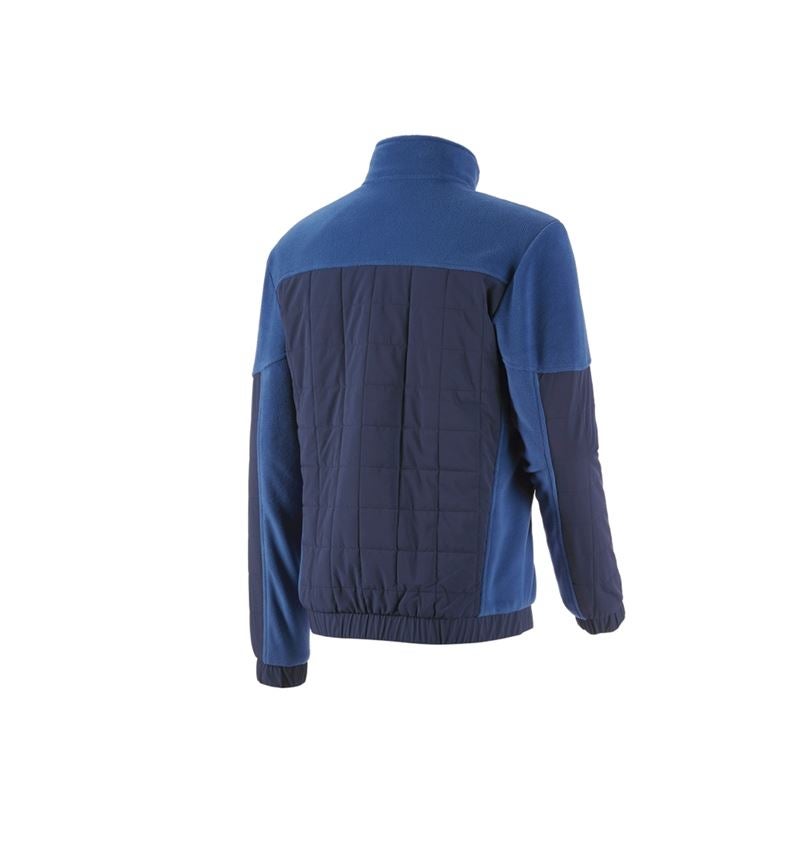 Onderwerpen: Hybride fleecejack e.s.concrete + alkalisch blauw/diepblauw 4