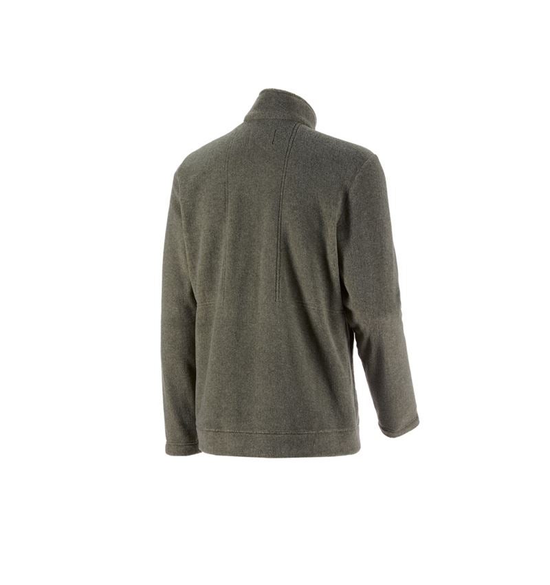 Werkjassen: Fleecejack e.s.vintage + camouflagegroen melange 3