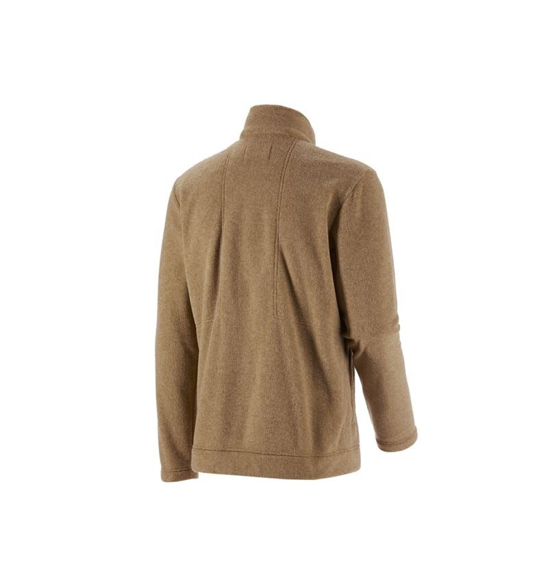 Werkjassen: Fleecejack e.s.vintage + sepia melange 4