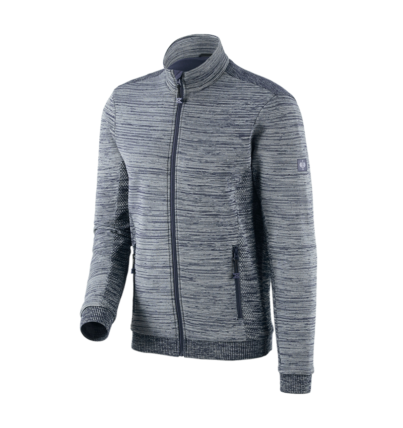 Werkjassen: Gebreid jack e.s.motion ten + leisteenblauw 3