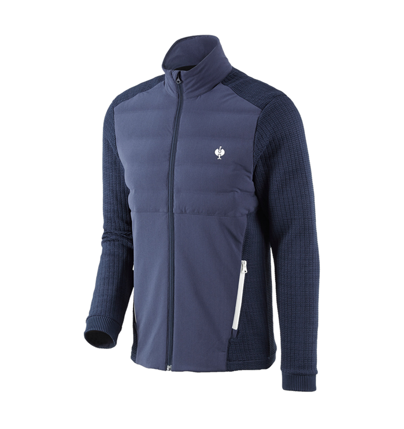 Onderwerpen: Hybride gebreid jack e.s.trail + diepblauw/wit 3