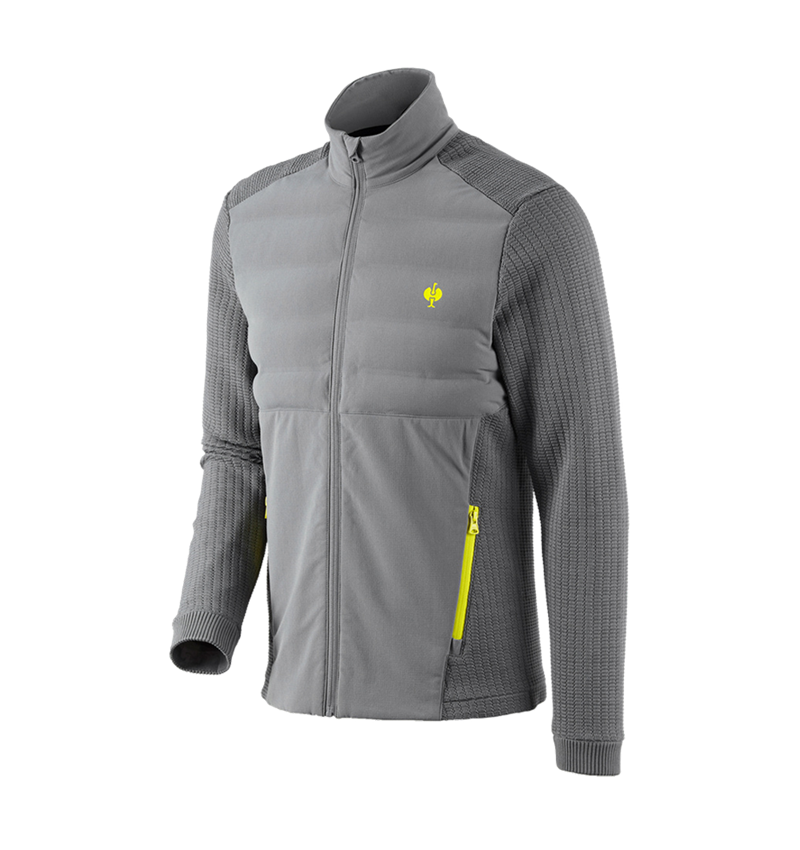 Onderwerpen: Hybride gebreid jack e.s.trail + bazaltgrijs/zuurgeel 2