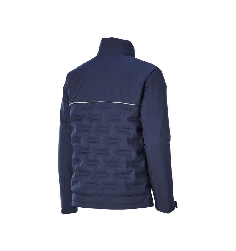 Werkjassen: Padded-winterjas e.s.line.core + donkerblauw/platina 6
