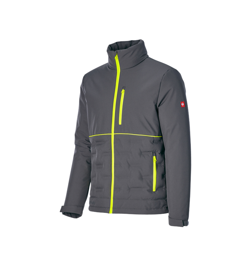 Werkjassen: Padded-winterjas e.s.line.core + carbongrijs/signaalgeel 6