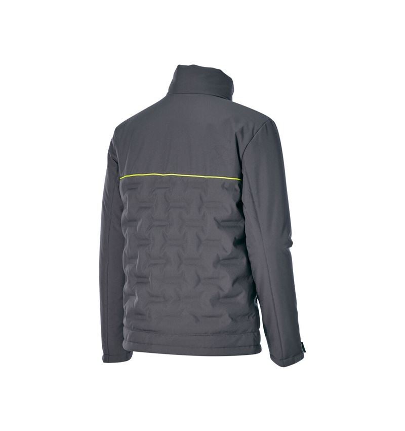 Werkjassen: Padded-winterjas e.s.line.core + carbongrijs/signaalgeel 7
