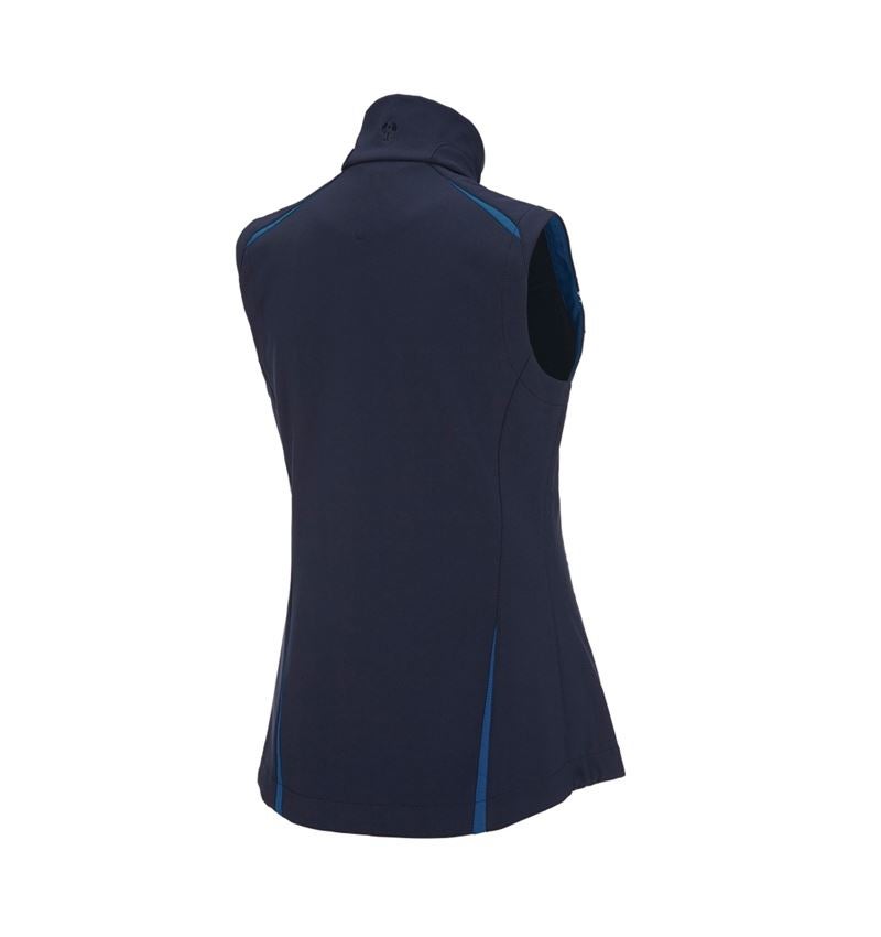 Werkvesten: Softshell-bodywarmer e.s.motion 2020, dames + donkerblauw/atol 5