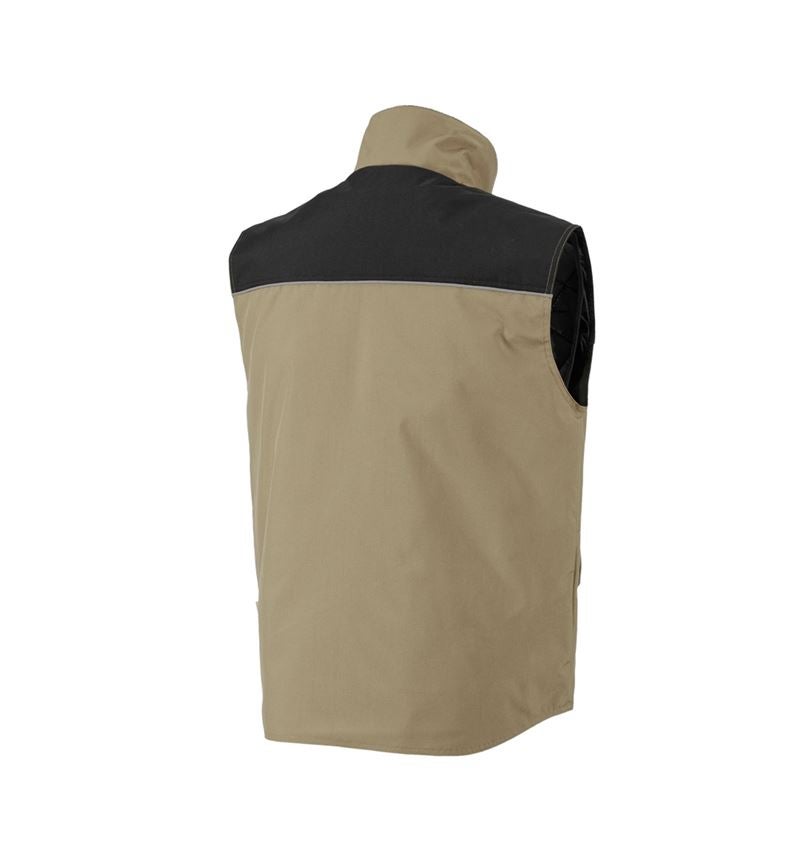 Werkvesten: Bodywarmer e.s.image + kaki/zwart 5