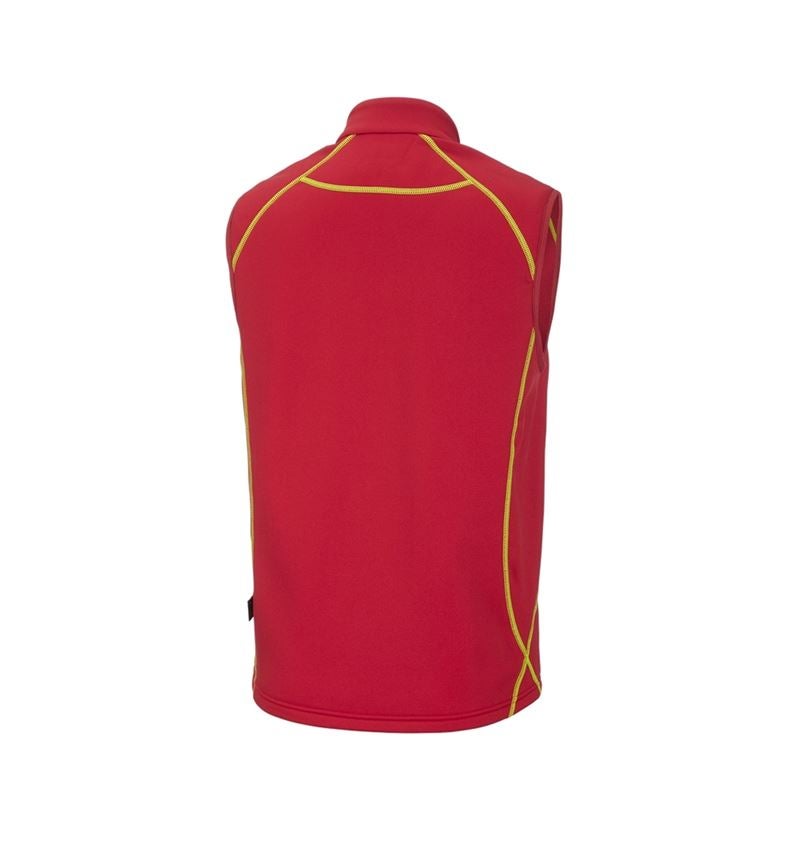 Werkvesten: Function bodywarmer thermostretch e.s.motion 2020 + vuurrood/signaalgeel 3