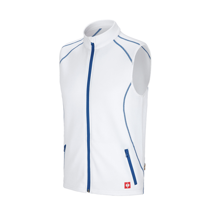 Werkvesten: Function bodywarmer thermostretch e.s.motion 2020 + wit/gentiaanblauw 3
