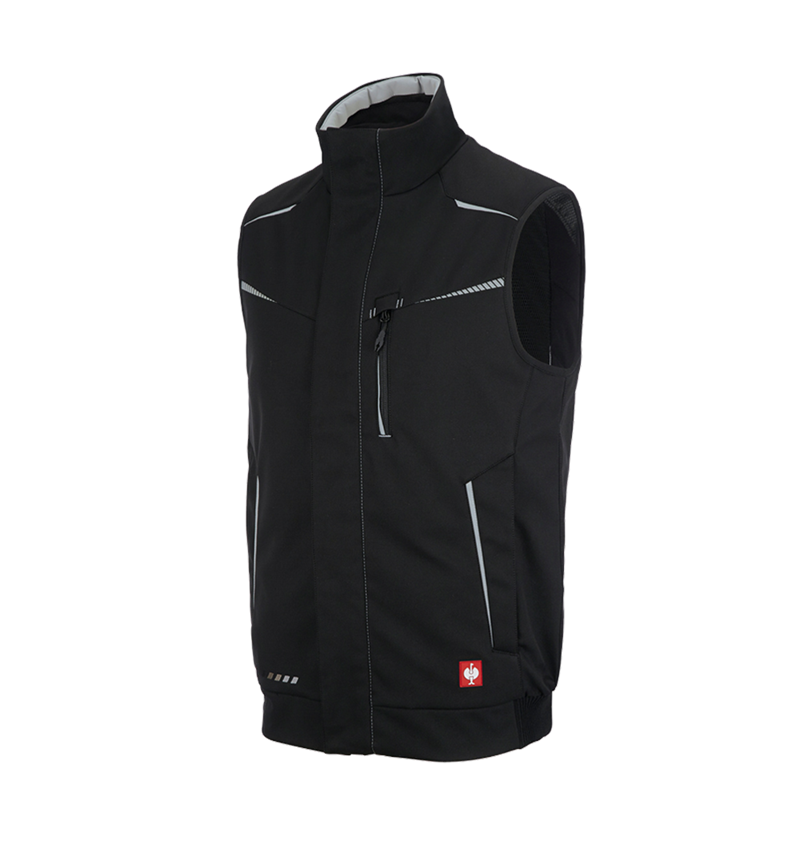 Werkvesten: Winter-softshellbodywarmer e.s.motion 2020 + zwart/platina 5