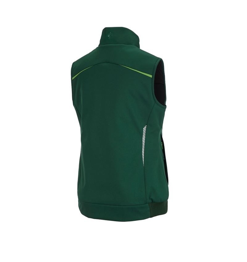 Werkvesten: Winter softshellbodywarmer e.s.motion 2020, dames + groen/zeegroen 3