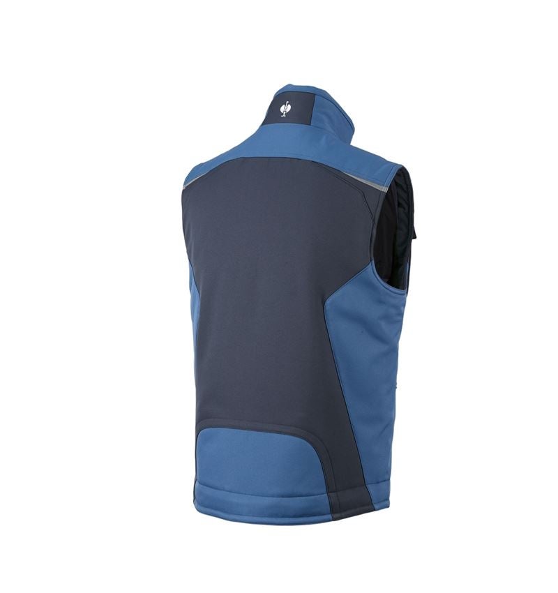 Werkvesten: Softshell-bodywarmer e.s.motion + pacific/kobalt 3