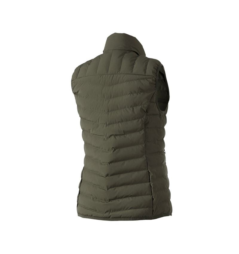 Werkvesten: Bodywarmer e.s.motion ten, dames + camouflagegroen 4