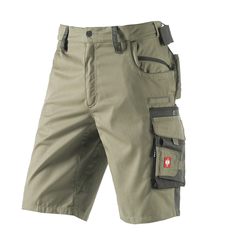Werkbroeken: Short e.s.motion + riet/mos 2