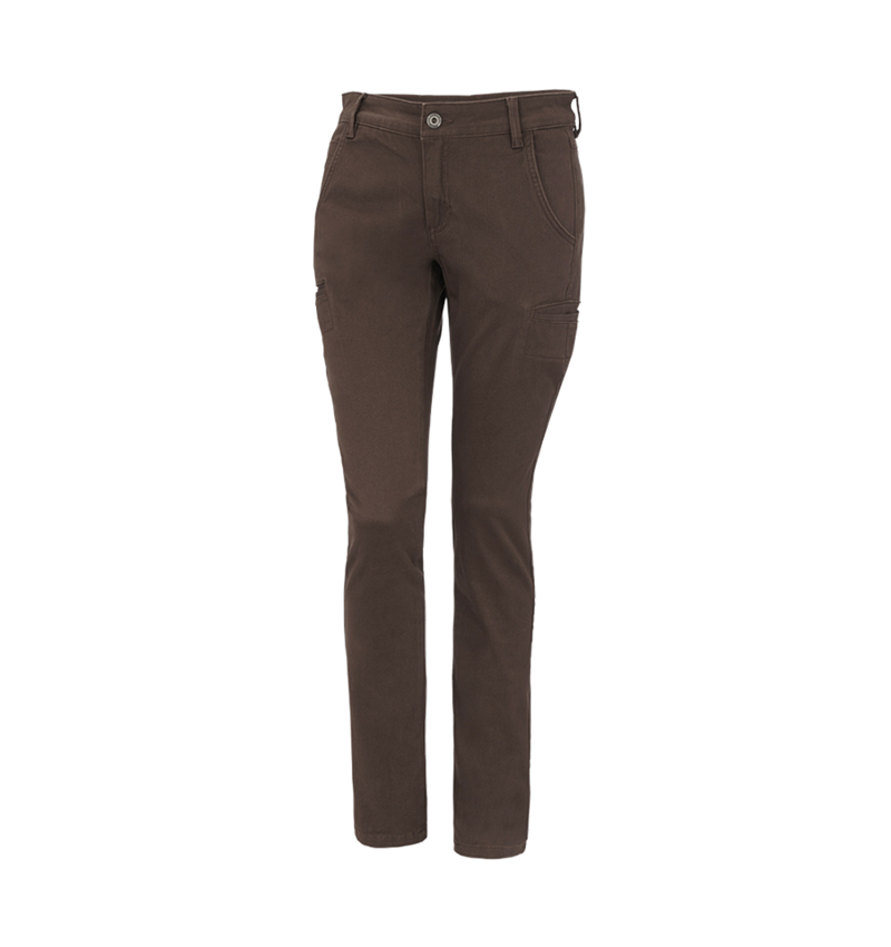 Werkbroeken: e.s. Werkbroek Chino, dames + kastanje 5