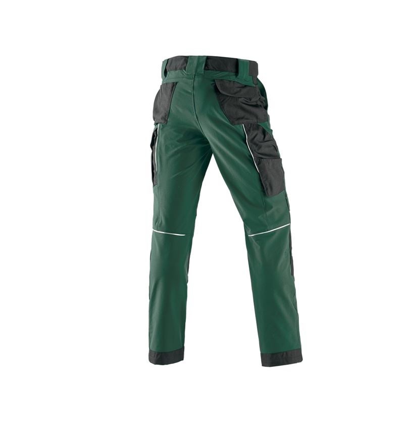 Werkbroeken: Functioneel werkbroek e.s.dynashield + groen/zwart 3
