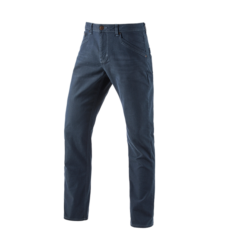 Werkbroeken: 5-pocket Broek e.s.vintage + arctisch blauw 1