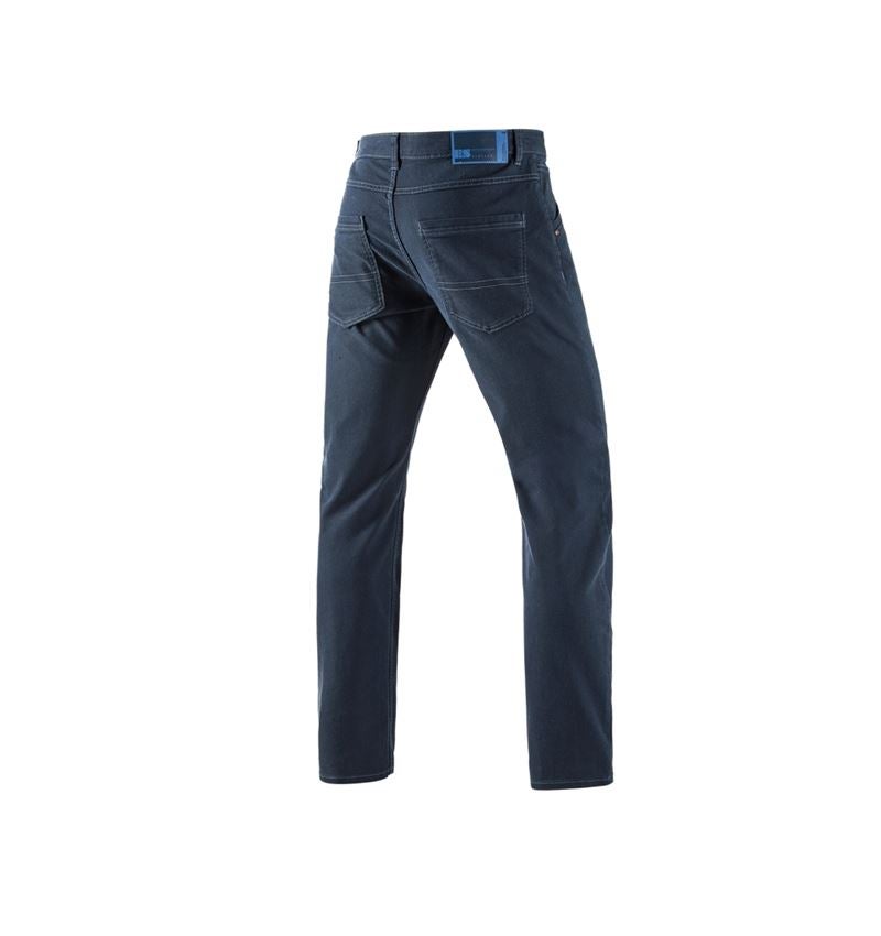 Werkbroeken: 5-pocket Broek e.s.vintage + arctisch blauw 2