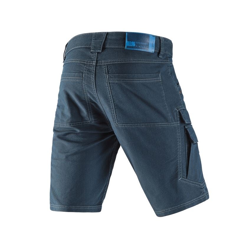 Werkbroeken: Cargoshort e.s.vintage + arctisch blauw 3