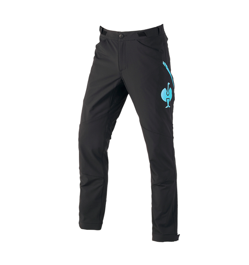 Onderwerpen: Functionele broek e.s.trail + zwart/lapis turkoois 2