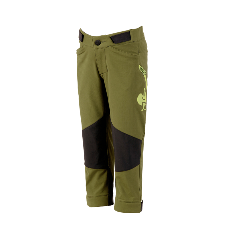 Broeken: Functionele broek e.s.trail, kinderen + jeneverbesgroen/limegroen 2