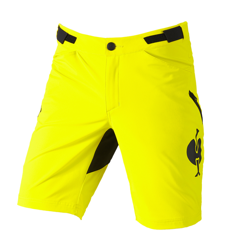 Werkbroeken: Functioneel short e.s.trail + zuurgeel/zwart 3