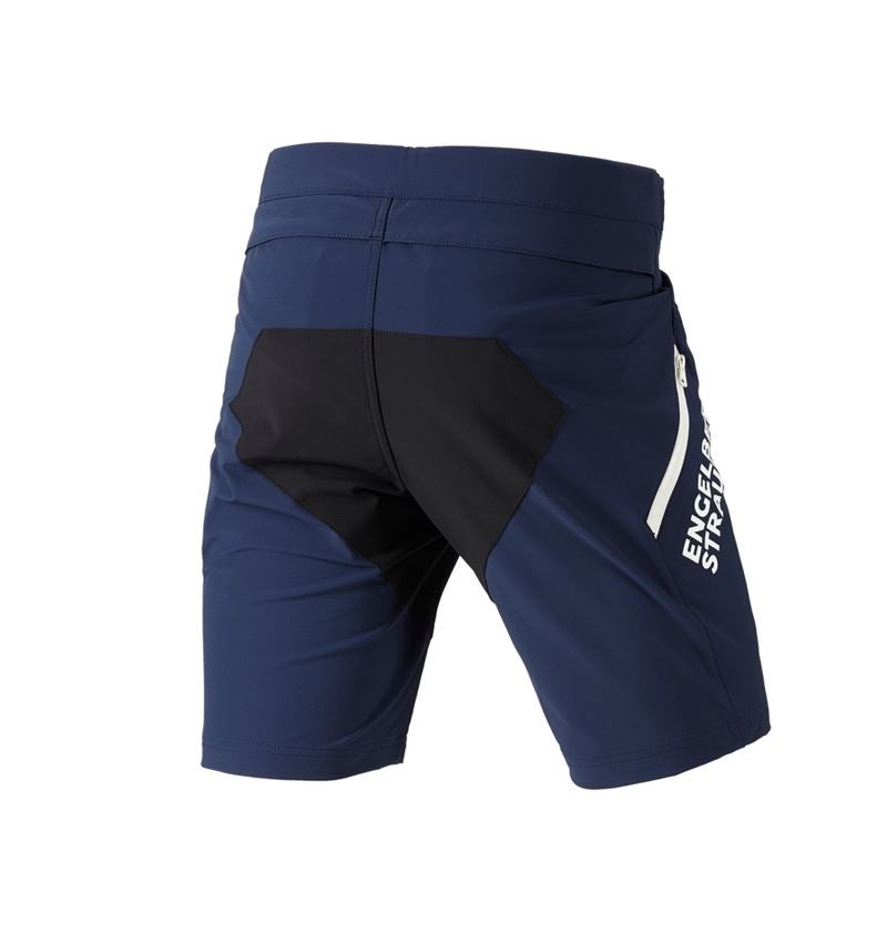 Werkbroeken: Functioneel short e.s.trail + diepblauw/wit 4