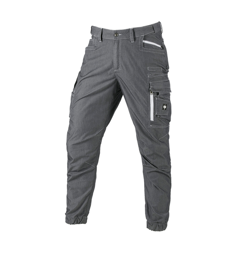 Werkbroeken: Cargobroek e.s.motion ten zomer + oxidezwart 2