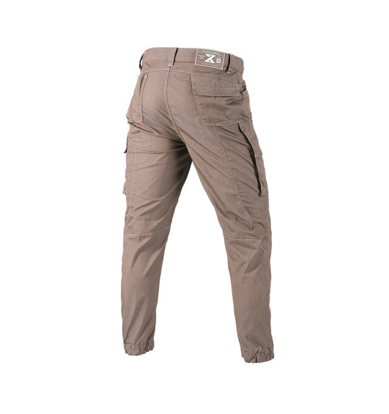 Werkbroeken: Cargobroek e.s.motion ten zomer + pecannootbruin 3