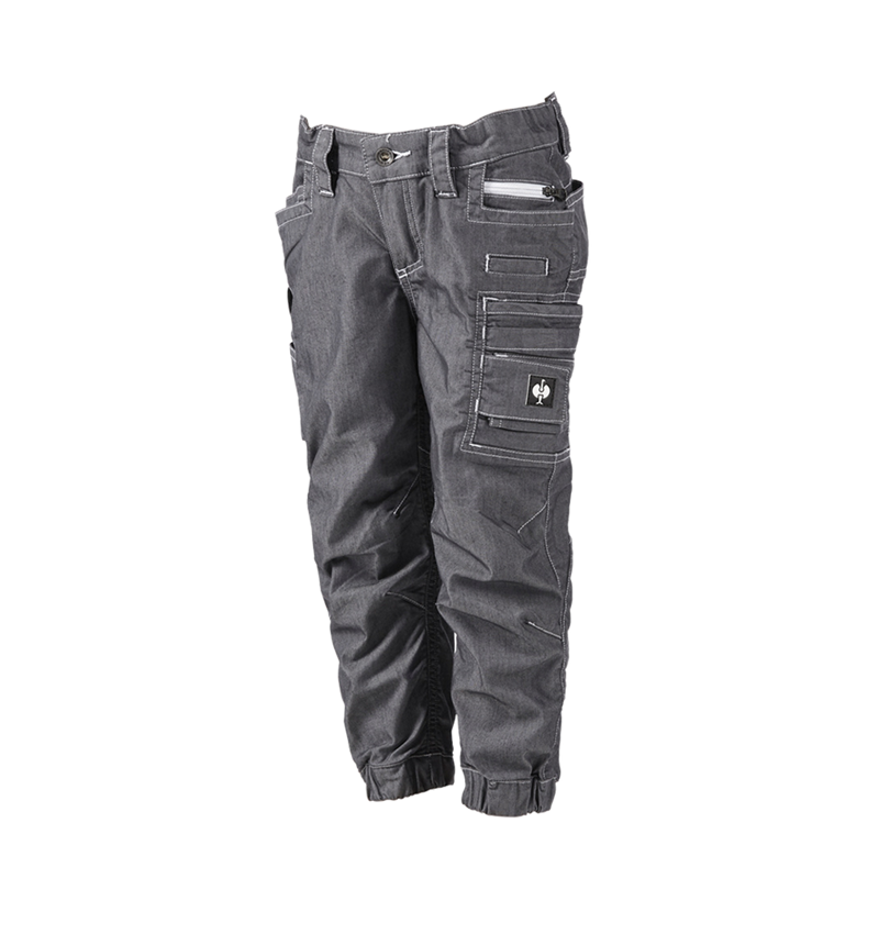 Broeken: Cargobroek e.s.motion ten zomer, kinderen + oxidezwart 2