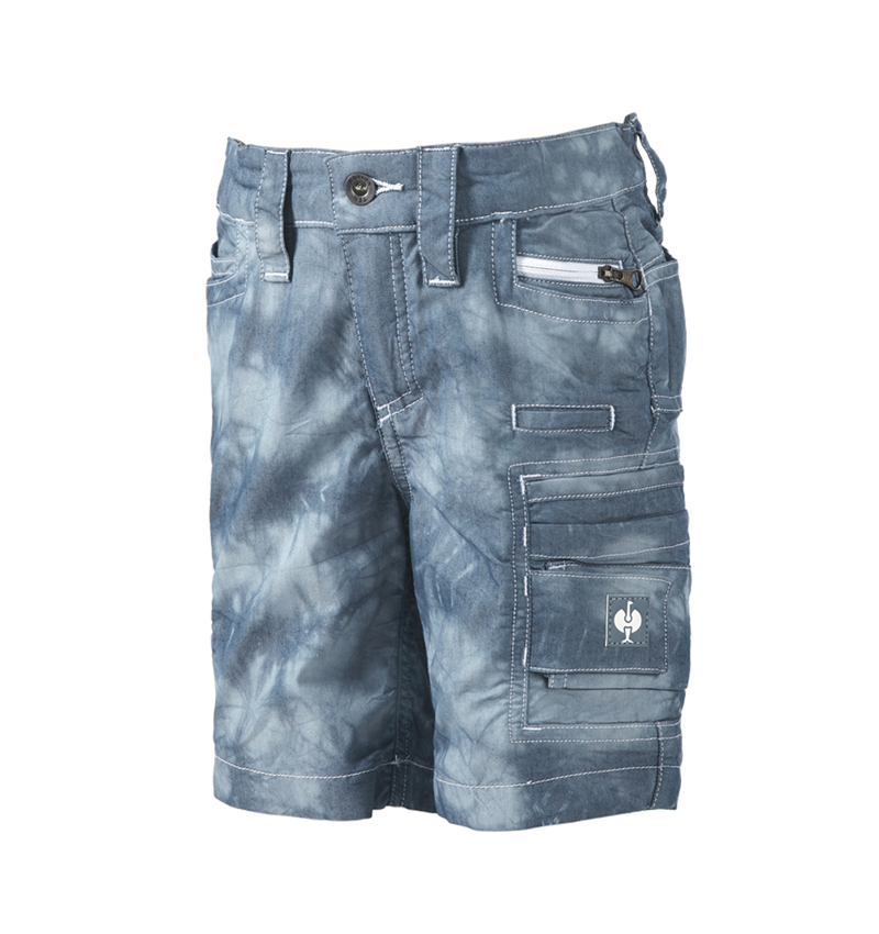 Shorts: Cargoshort e.s.motion ten zomer, kinderen + rookblauw vintage 2