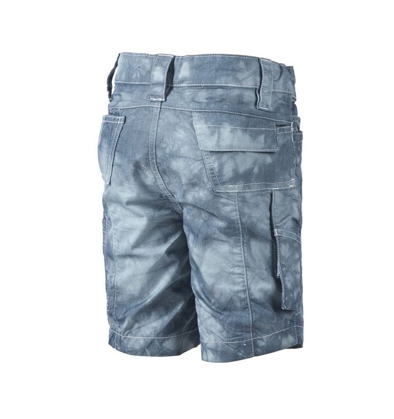 Shorts: Cargoshort e.s.motion ten zomer, kinderen + rookblauw vintage 3