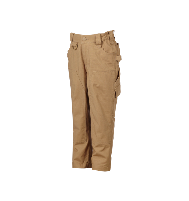 Broeken: Double Front broek e.s.e:pic ripstop, kinderen + amandelbruin 5