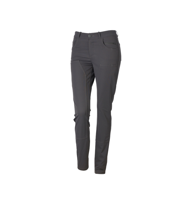 Werkbroeken: Double Front legging e.s.e:pic, dames + carbongrijs 3