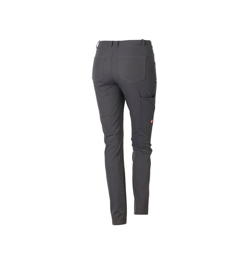 Werkbroeken: Double Front legging e.s.e:pic, dames + carbongrijs 4