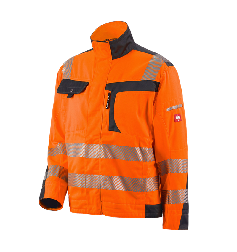 Werkjassen: Veiligheidsjack e.s.motion + signaaloranje/antraciet 1