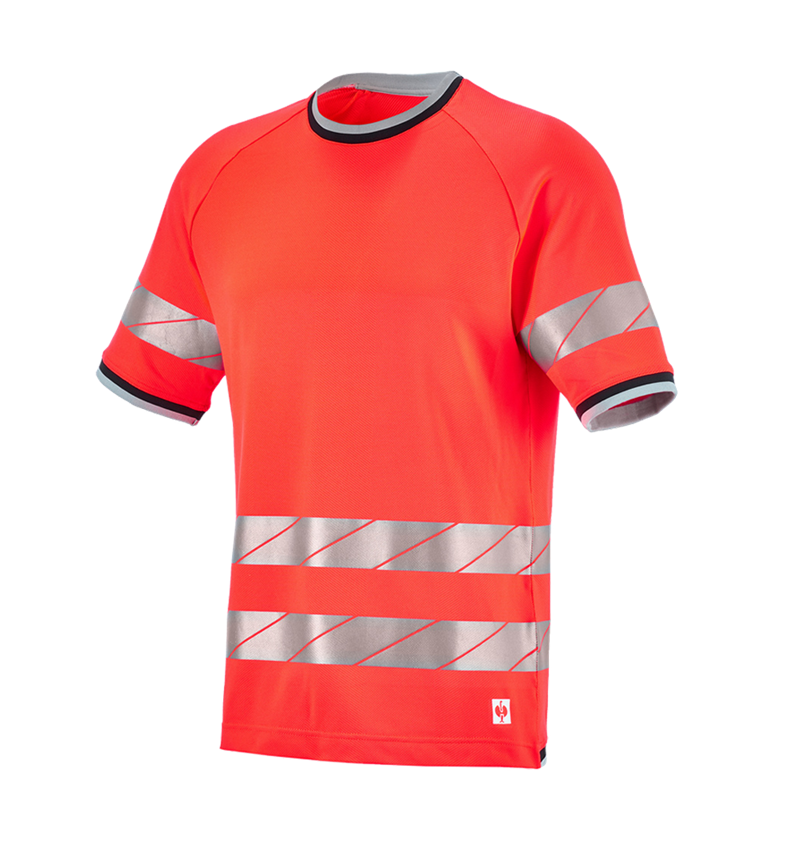 Onderwerpen: Functionele veiligheids-T-shirt e.s.ambition + signaalrood/zwart 6