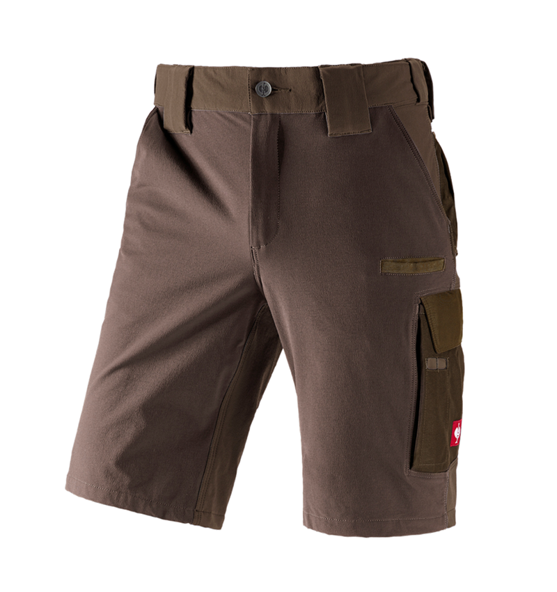 Werkbroeken: Functioneel short e.s.dynashield + hazelnoot/kastanje 2