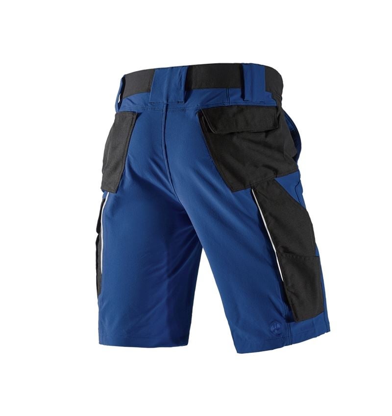 Werkbroeken: Functioneel short e.s.dynashield + korenblauw/zwart 1