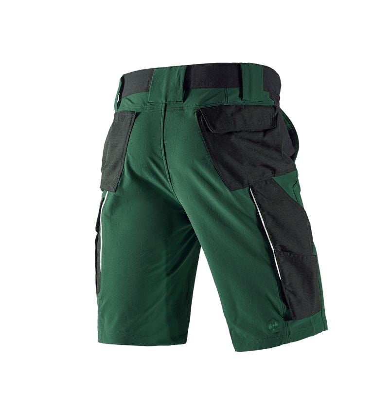 Werkbroeken: Functioneel short e.s.dynashield + groen/zwart 3