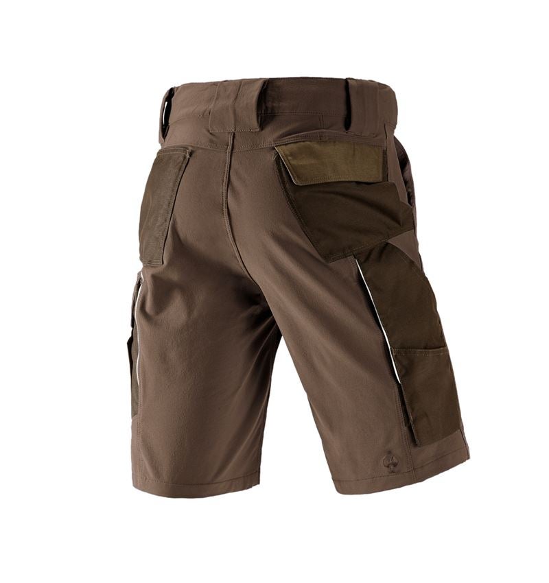 Werkbroeken: Functioneel short e.s.dynashield + hazelnoot/kastanje 3